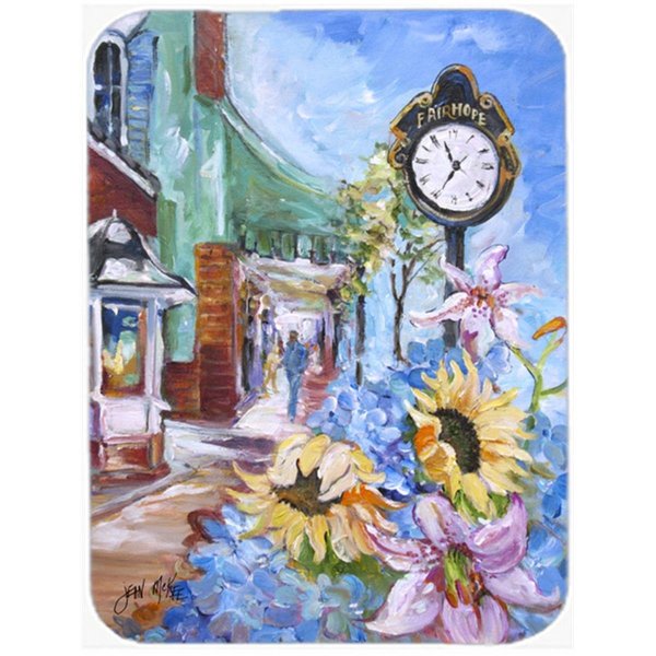 Carolines Treasures Fairhope Clock Mouse Pad- Hot Pad and Trivet JMK1187MP